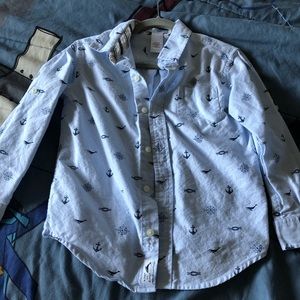 Janie and Jack Naval Shirt Size 4
